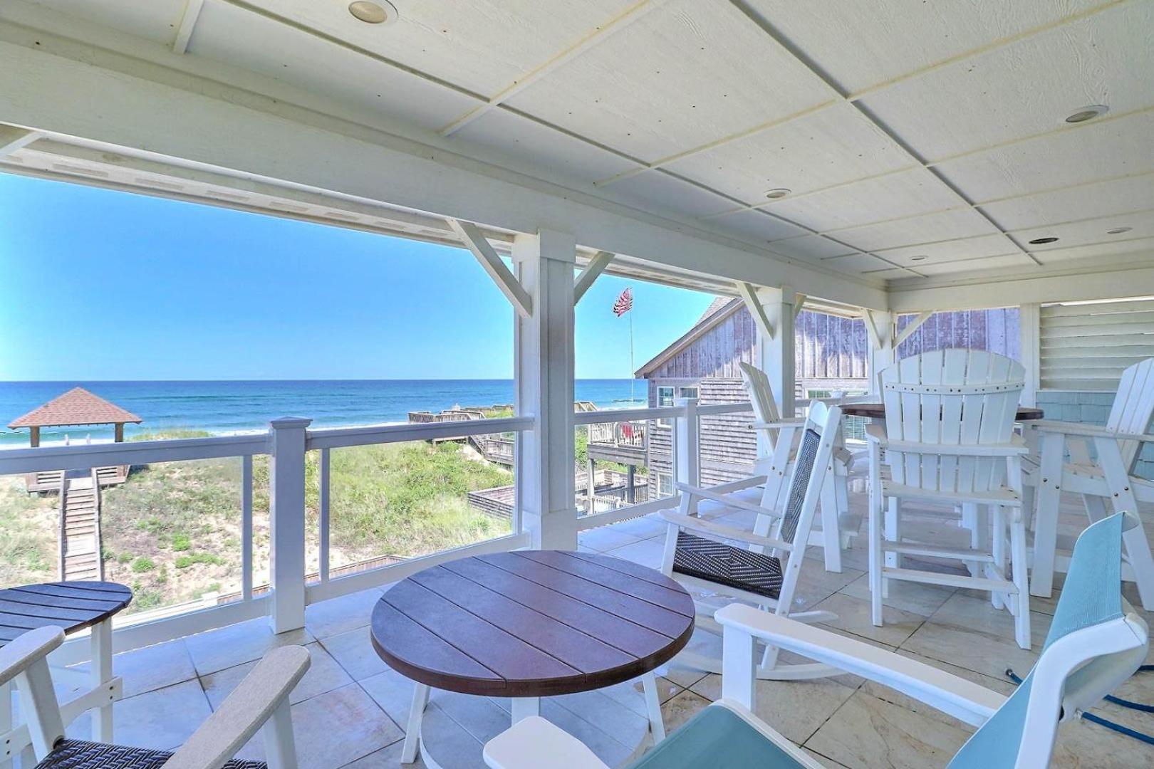 Villa 6007 Happy Sol Oceanfront Heatable Pool Nags Head Exterior foto
